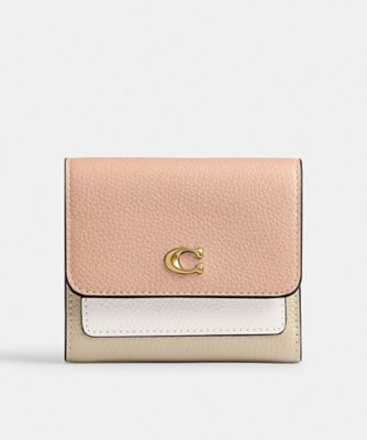 ミラ スモール フラップ ウォレット・カラーブロック | COACH